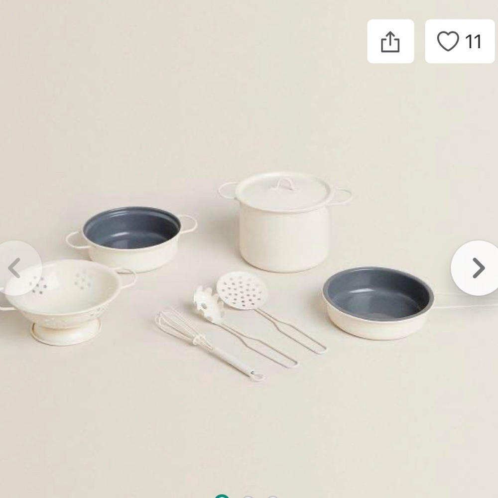 DISO ZARA HOME PLAY POTS & PANS SET